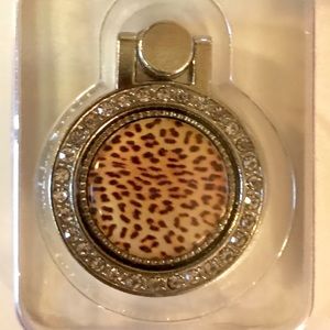 Cell phone ring stand